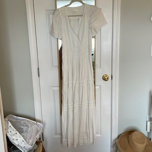 Anthropologie somerset maxi-linen edition, white, size S, worn once